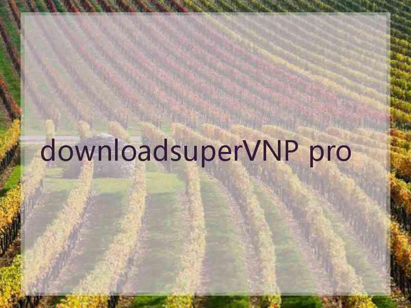 downloadsuperVNP pro