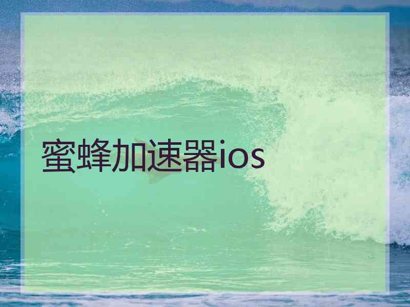 蜜蜂加速器ios