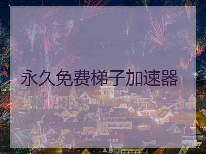 永久免费梯子加速器