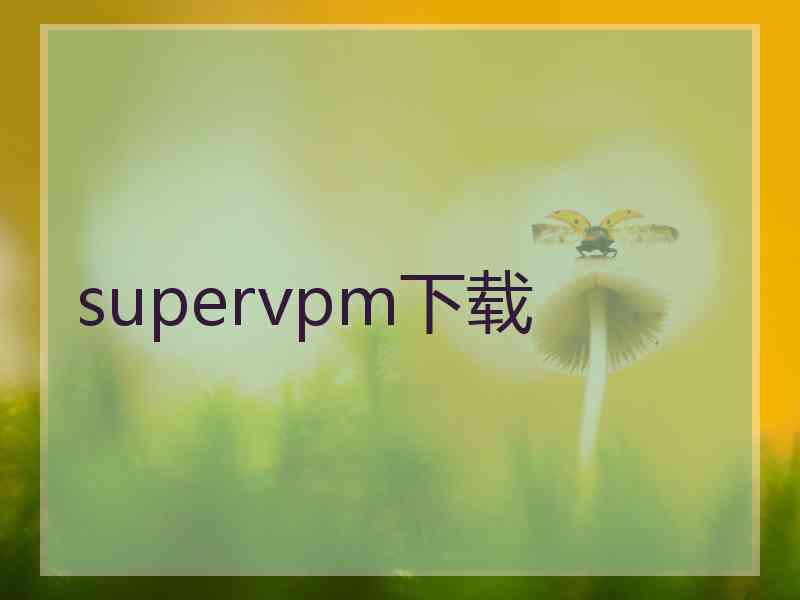 supervpm下载