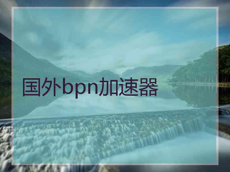 国外bpn加速器
