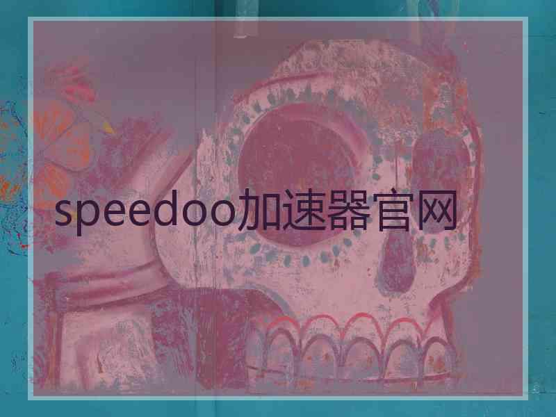 speedoo加速器官网