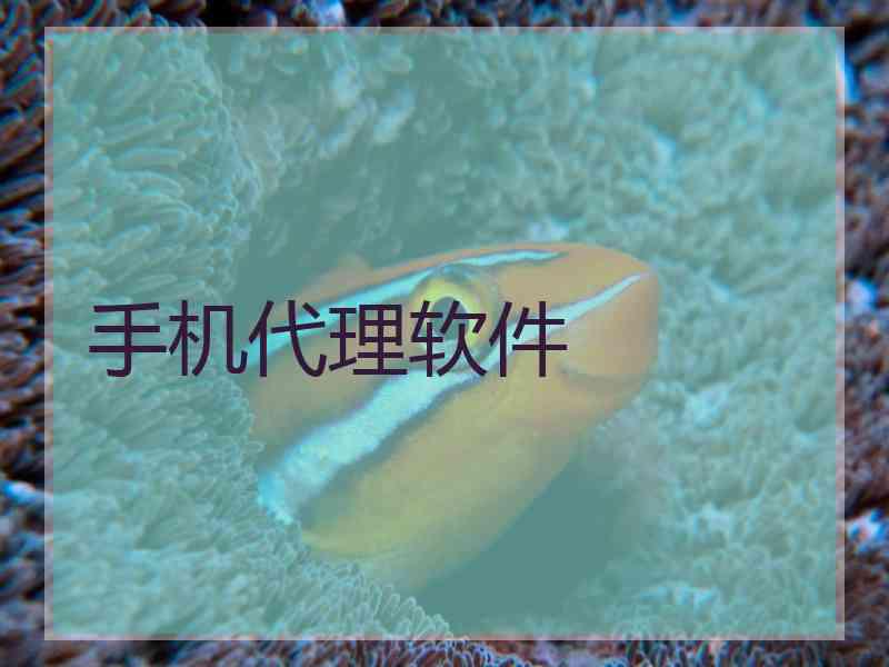 手机代理软件
