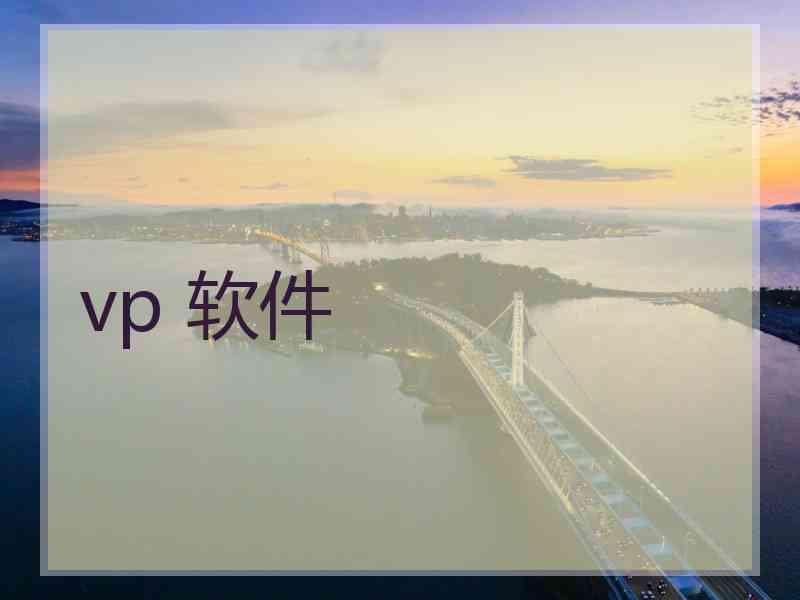 vp 软件