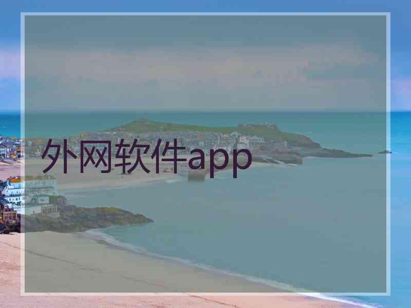 外网软件app